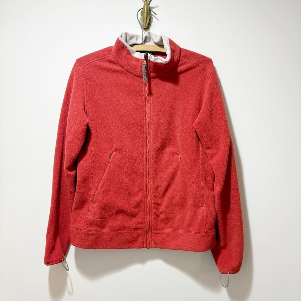 Nike Therma Fit ACG Full Zip Fleece Jacket Size Small Red All Conditions Gear
